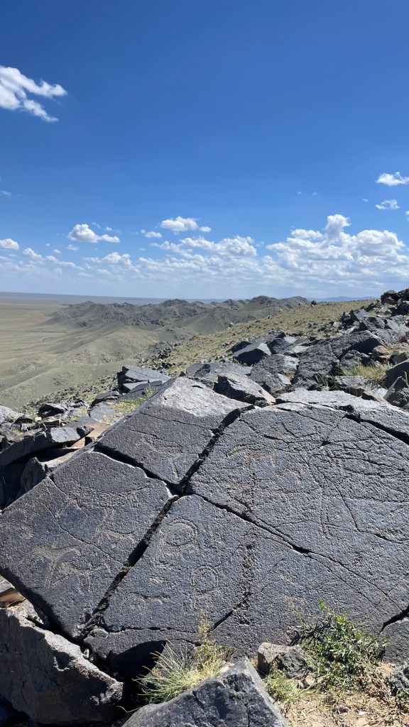 Khavtsgait Petroglyphs Gobi Desert Mongolia